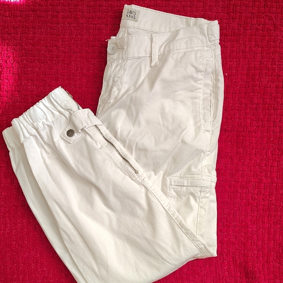 David Kahn Ivory Trousers - Picture 1 of 5